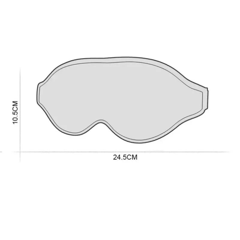 3D Contoured Sleep Mask – 100% Light Blocking